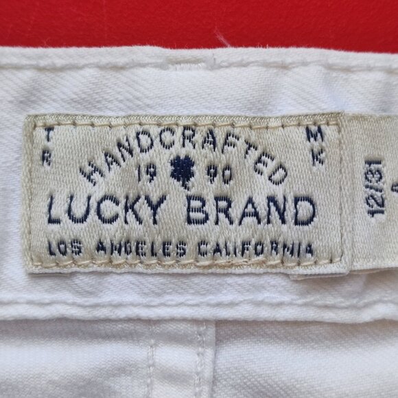 Lucky Brand jeans Lolita Skinny white women's size 12/31 - Picture 4 of 11